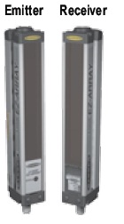 Banner Engineering Safety Light Screen Receiver; 450mm Defined Area; 5mm Resolution; 4m Range; 15-30VDC; w/ Modbus RTU